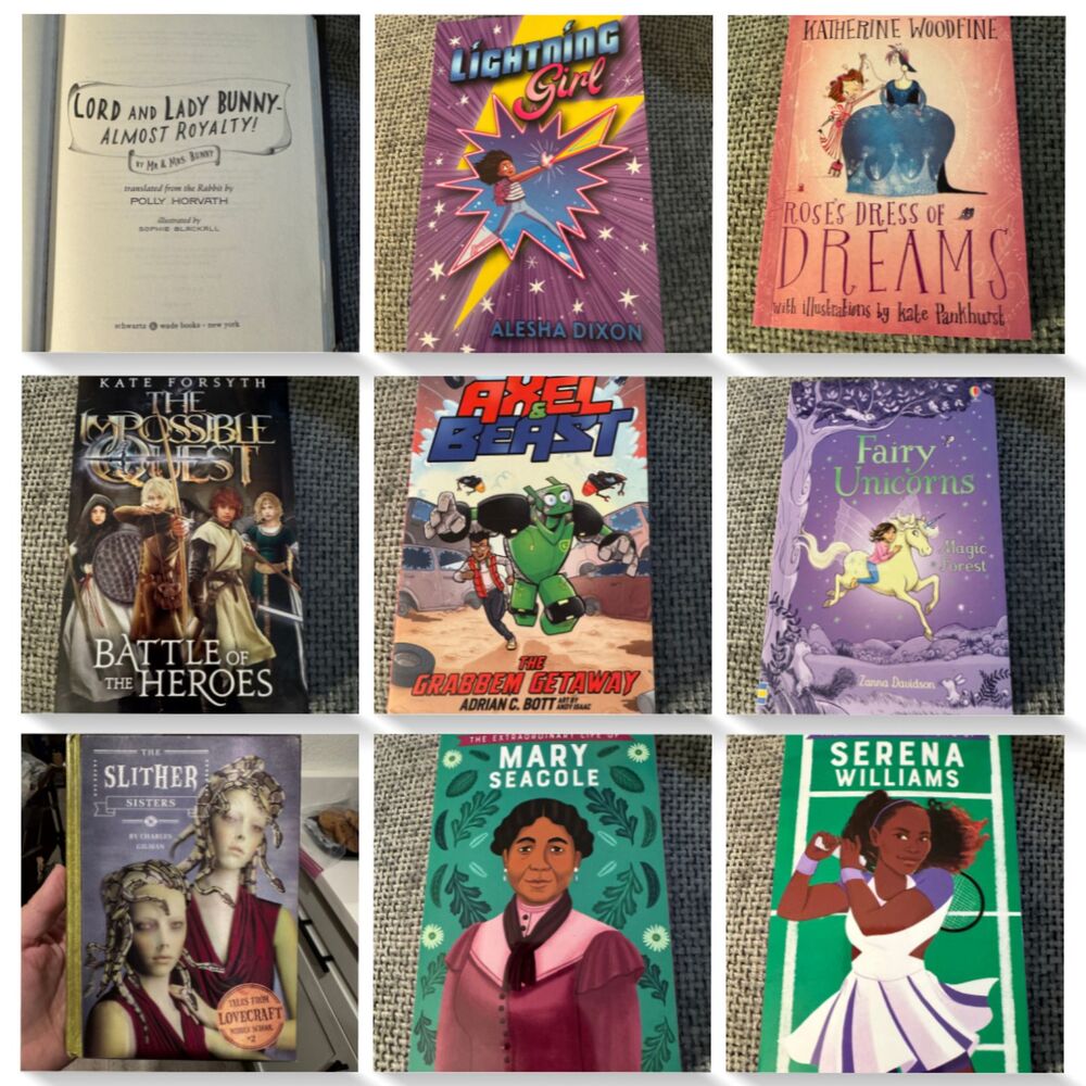 Middle Grade Action Adventure & Fantasy Chapter Book Lot (9 Books)